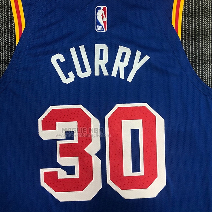 Maglia
 Stephen Curry NO 30 Golden State Warriors Classic Autentico
 2021-22 Blu
